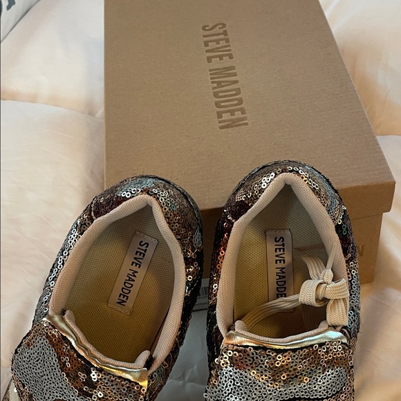 Steve Madden Multicolor Sequin Sneakers - Picture 6 of 16